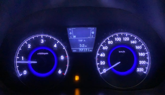 2016 Hyundai Verna FLUIDIC 1.6 CRDI SX 4S, Diesel, Manual, 77,673 km, Odometer Image
