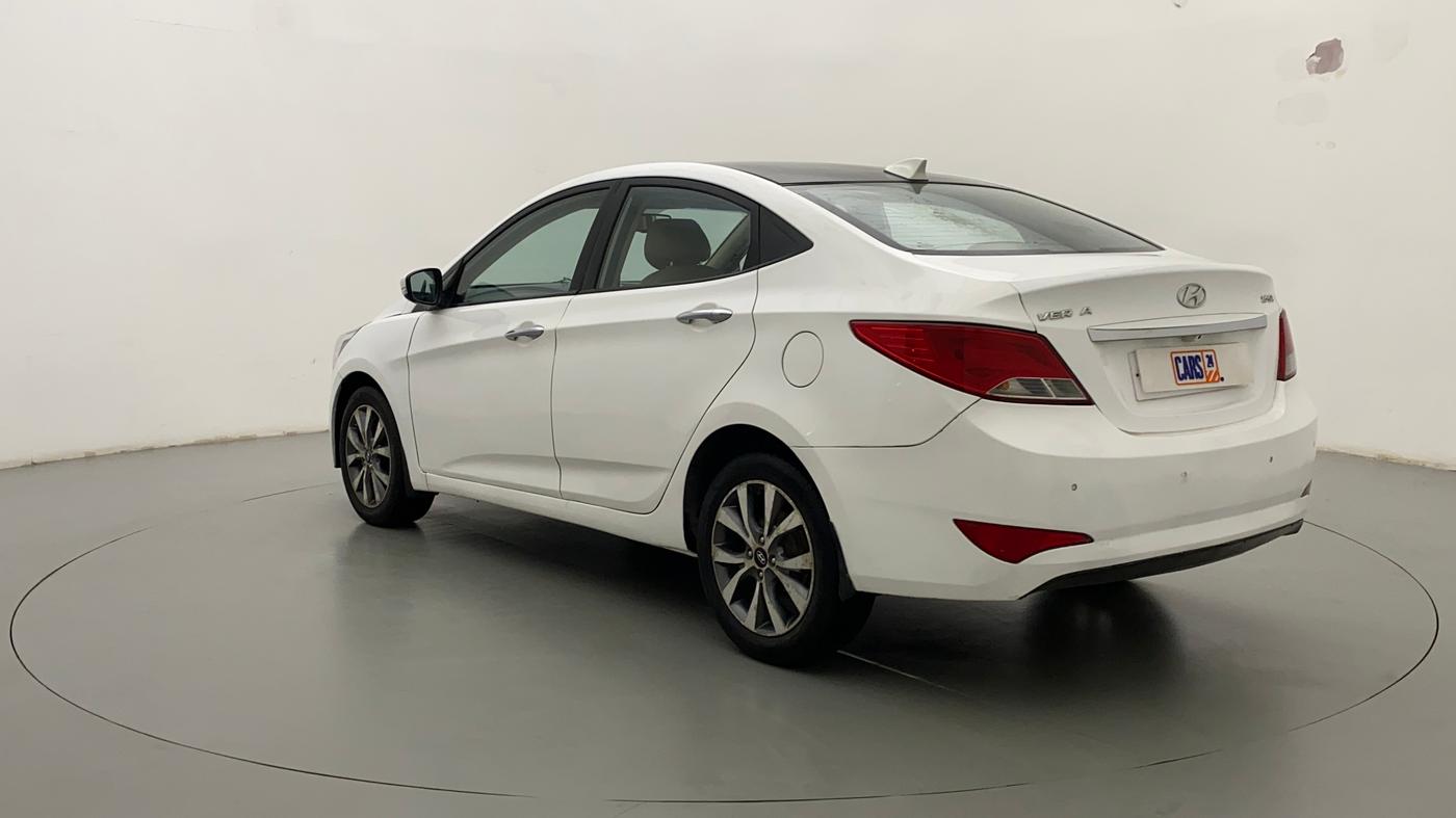 2016 Hyundai Verna FLUIDIC 1.6 CRDI SX 4S, Diesel, Manual, 77,673 km, Left Back Diagonal