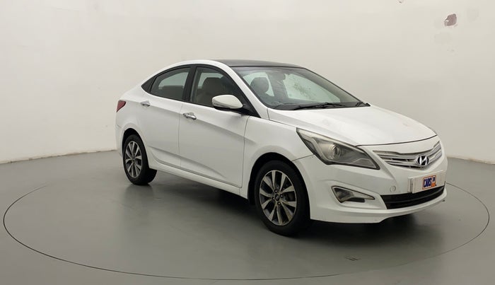 2016 Hyundai Verna FLUIDIC 1.6 CRDI SX 4S, Diesel, Manual, 77,673 km, Right Front Diagonal