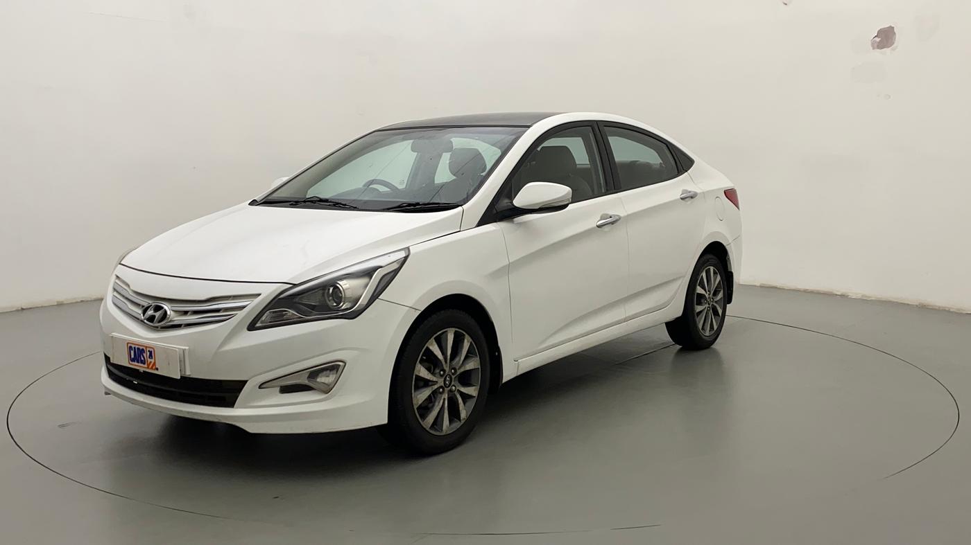 2016 Hyundai Verna FLUIDIC 1.6 CRDI SX 4S, Diesel, Manual, 77,673 km, Left Front Diagonal