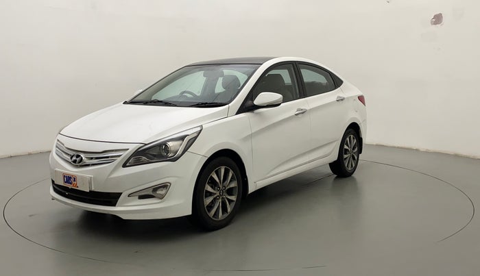 2016 Hyundai Verna FLUIDIC 1.6 CRDI SX 4S, Diesel, Manual, 77,673 km, Left Front Diagonal