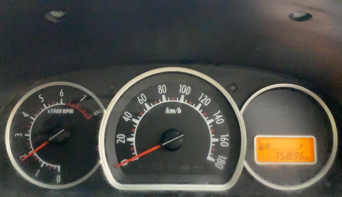 2014 Maruti Alto K10 VXI, Petrol, Manual, 75,896 km, Odometer Image