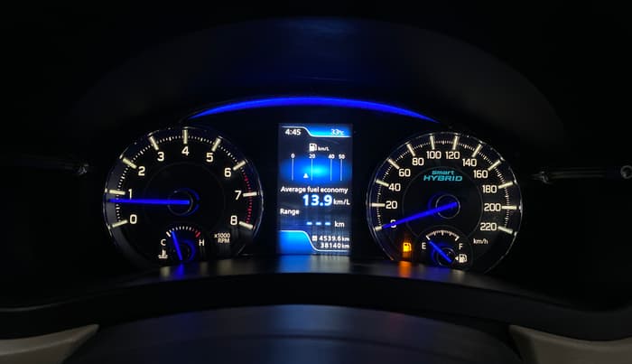 2021 Maruti Ciaz ALPHA 1.5 SHVS PETROL, Petrol, Manual, 38,137 km, Odometer Image