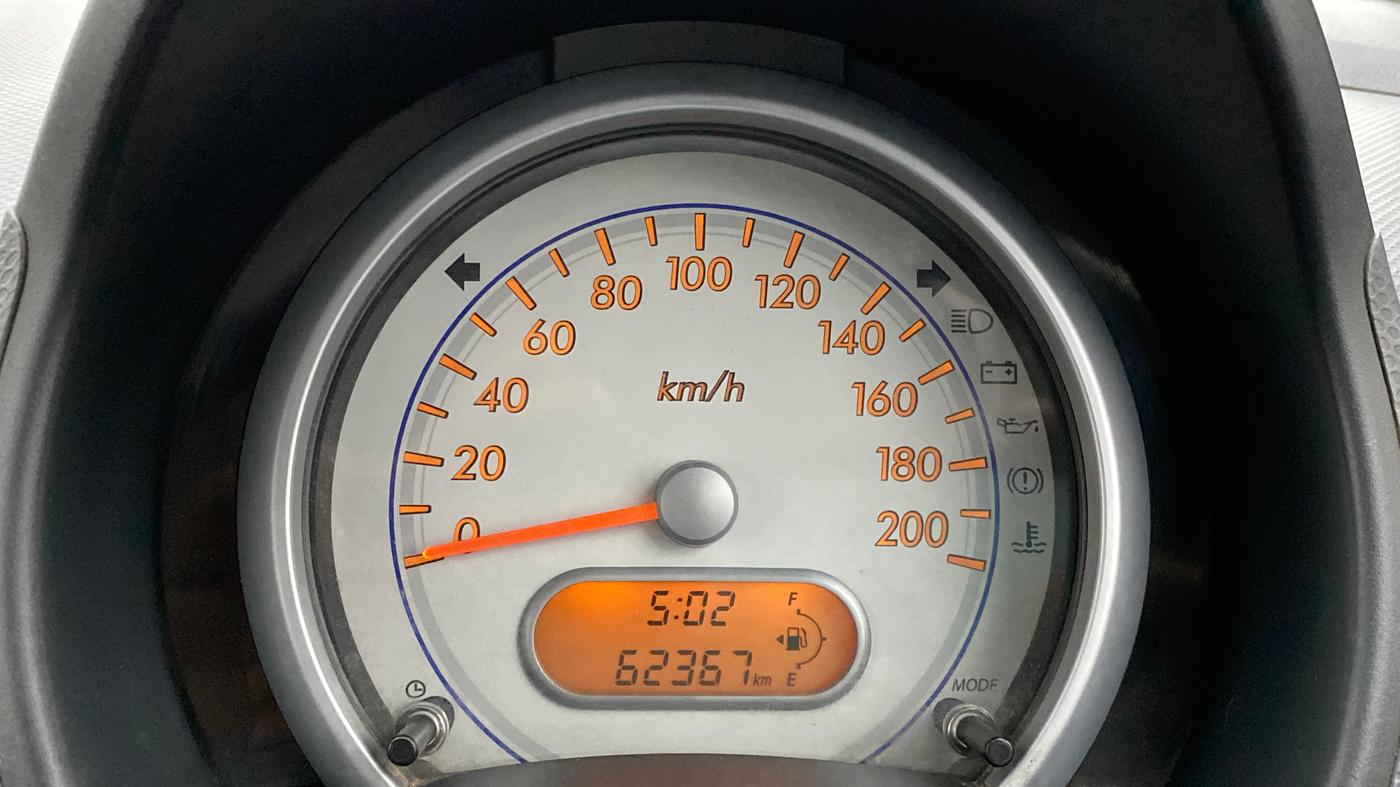 2010 Maruti Ritz LXI, Petrol, Manual, 62,568 km, Odometer Image