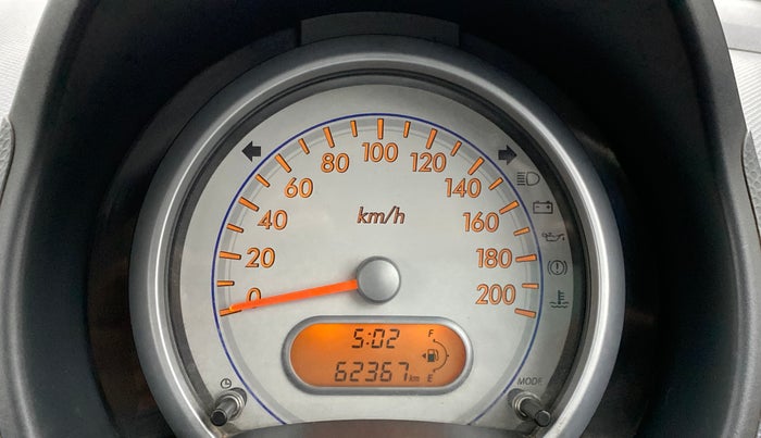 2010 Maruti Ritz LXI, Petrol, Manual, 62,568 km, Odometer Image