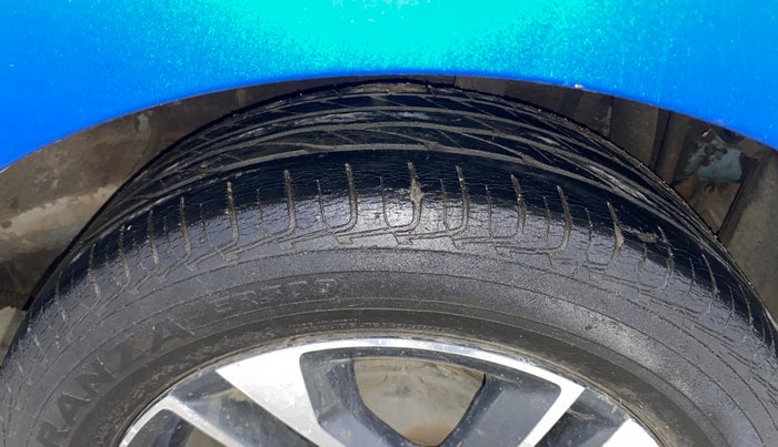 2019 Tata Tiago XZA PLUS PETROL, Petrol, Automatic, 28,065 km, Left Rear Tyre Tread