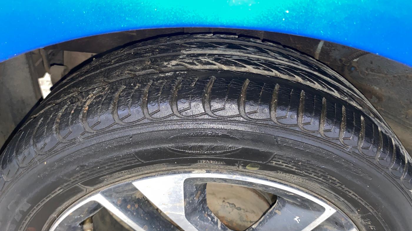 2019 Tata Tiago XZA PLUS PETROL, Petrol, Automatic, 28,058 km, Right Rear Tyre Tread