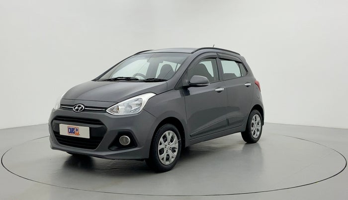 2014 Hyundai Grand i10 SPORTZ 1.2 KAPPA VTVT, Petrol, Manual, 1,21,139 km, Left Front Diagonal