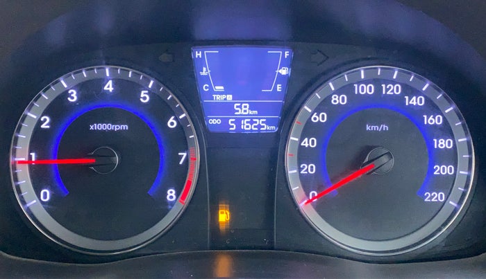 2016 Hyundai Verna FLUIDIC 1.6 VTVT S, Petrol, Manual, 51,723 km, Odometer Image