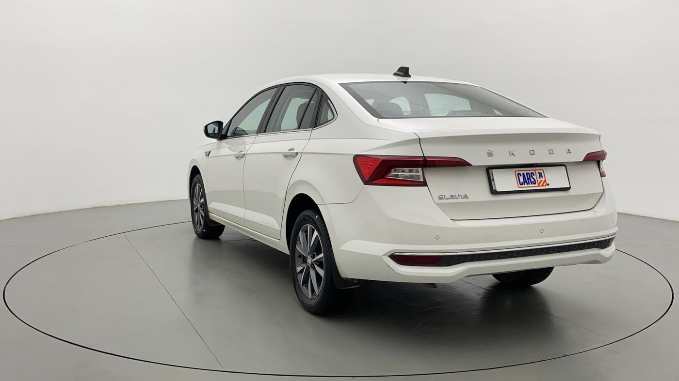 2022 Skoda SLAVIA STYLE 1.0 TSI MT, Petrol, Manual, 12,987 km, Left Back Diagonal