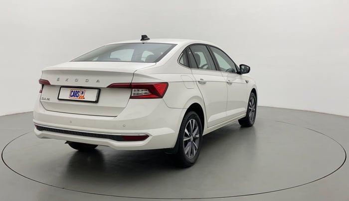 2022 Skoda SLAVIA STYLE 1.0 TSI MT, Petrol, Manual, 12,987 km, Right Back Diagonal