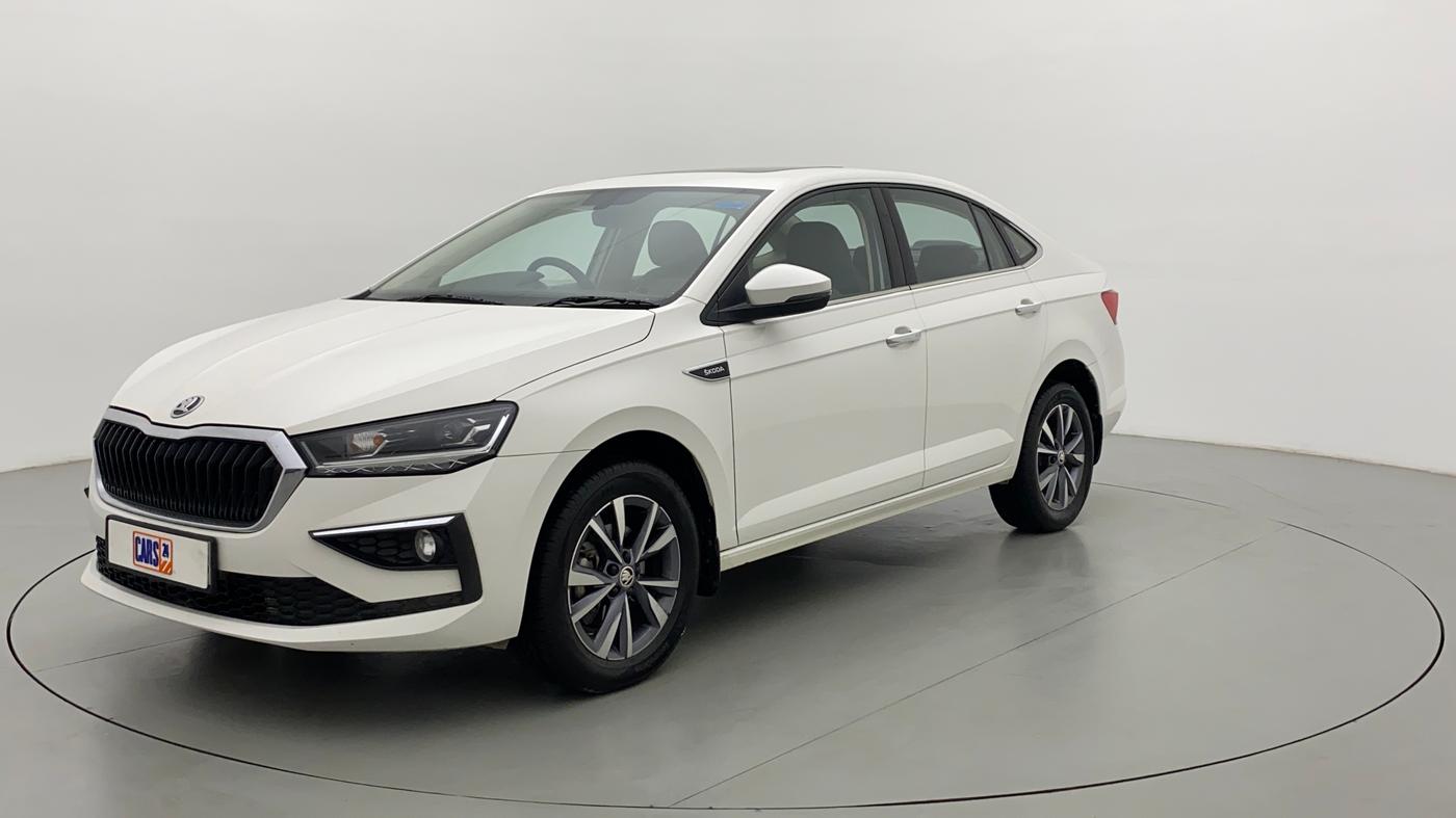 2022 Skoda SLAVIA STYLE 1.0 TSI MT, Petrol, Manual, 12,987 km, Left Front Diagonal