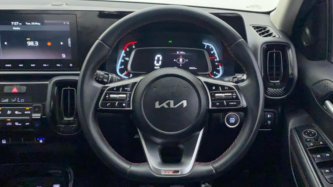 2022 KIA SONET GTX PLUS 1.5, Diesel, Manual, 39,639 km, Steering Wheel Close Up