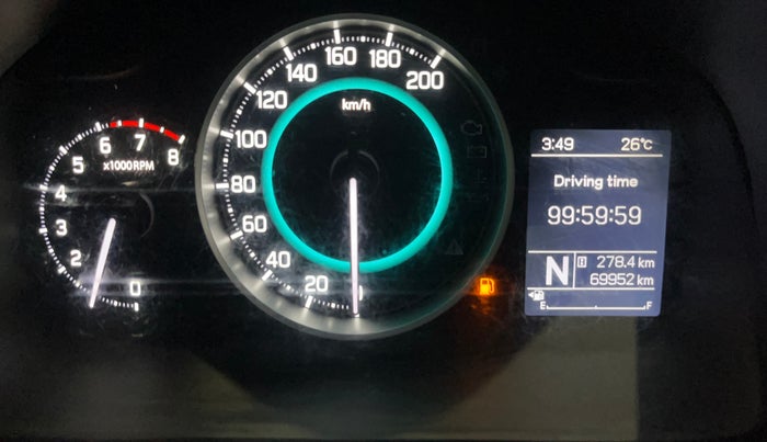2019 Maruti IGNIS ZETA 1.2 AMT, Petrol, Automatic, 69,952 km, Odometer Image
