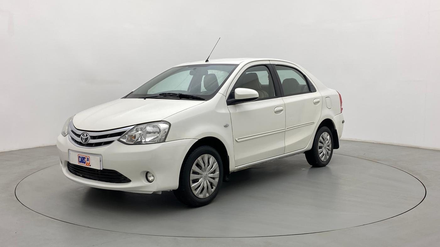 2013 Toyota Etios G, Petrol, Manual, 40,269 km, Left Front Diagonal