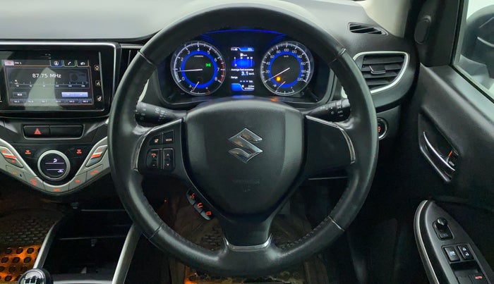 2016 Maruti Baleno ALPHA 1.2 K12, Petrol, Manual, 41,797 km, Steering Wheel Close Up