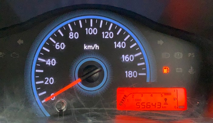 2017 Datsun Redi Go T (O), Petrol, Manual, 56,622 km, Odometer Image