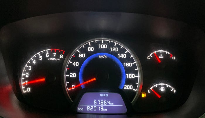 2017 Hyundai Grand i10 SPORTZ (O) 1.2 KAPPA VTVT, Petrol, Manual, 82,076 km, Odometer Image