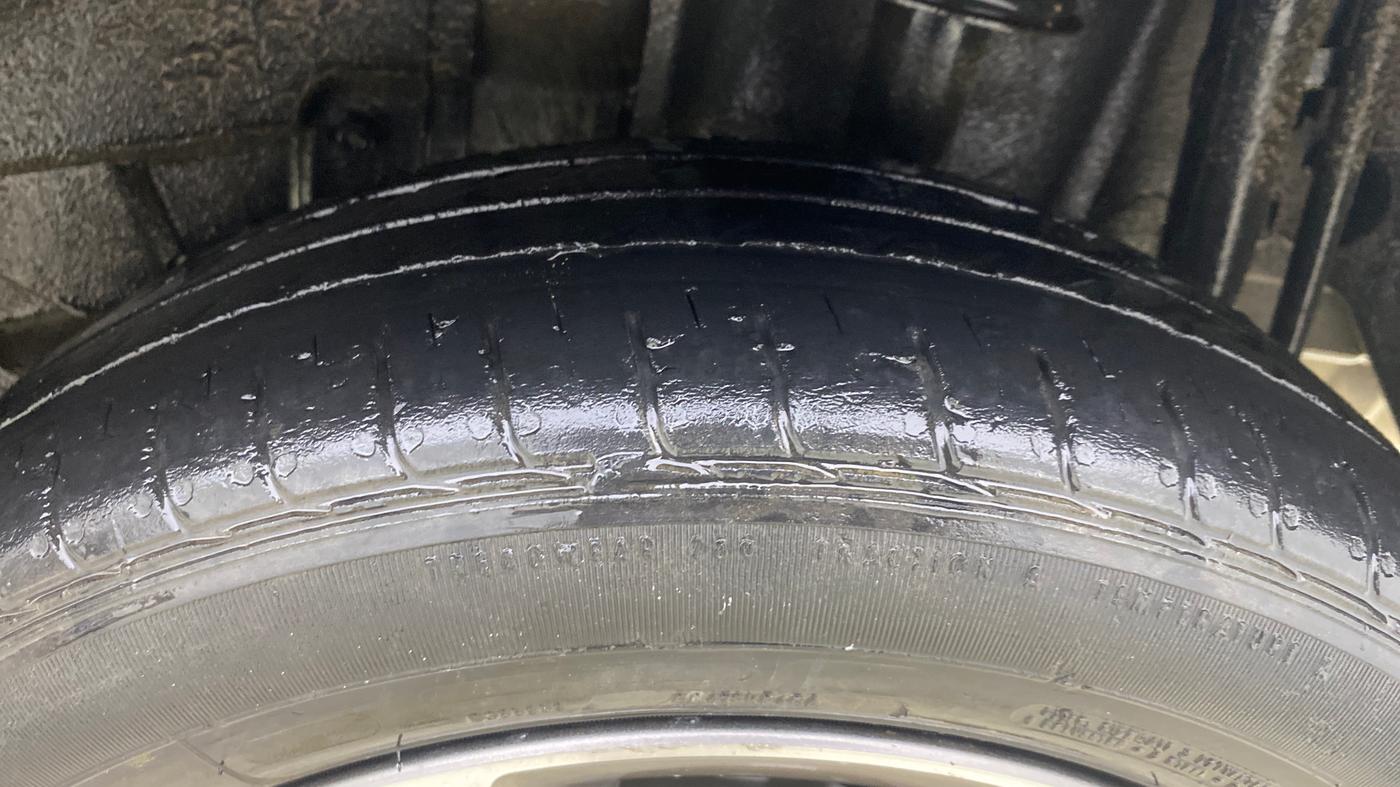 2023 Tata TIGOR XZ PLUS PETROL, Petrol, Manual, 44,430 km, Left Rear Tyre Tread