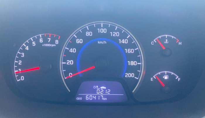 2014 Hyundai Grand i10 SPORTZ 1.2 KAPPA VTVT, Petrol, Manual, 60,381 km, Odometer Image