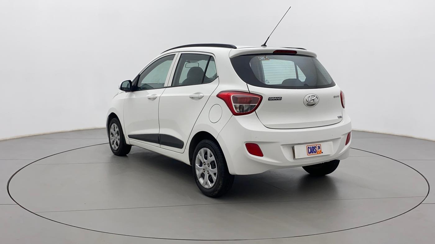 2016 Hyundai Grand i10 SPORTZ 1.2 KAPPA VTVT, Petrol, Manual, 69,802 km, Left Back Diagonal