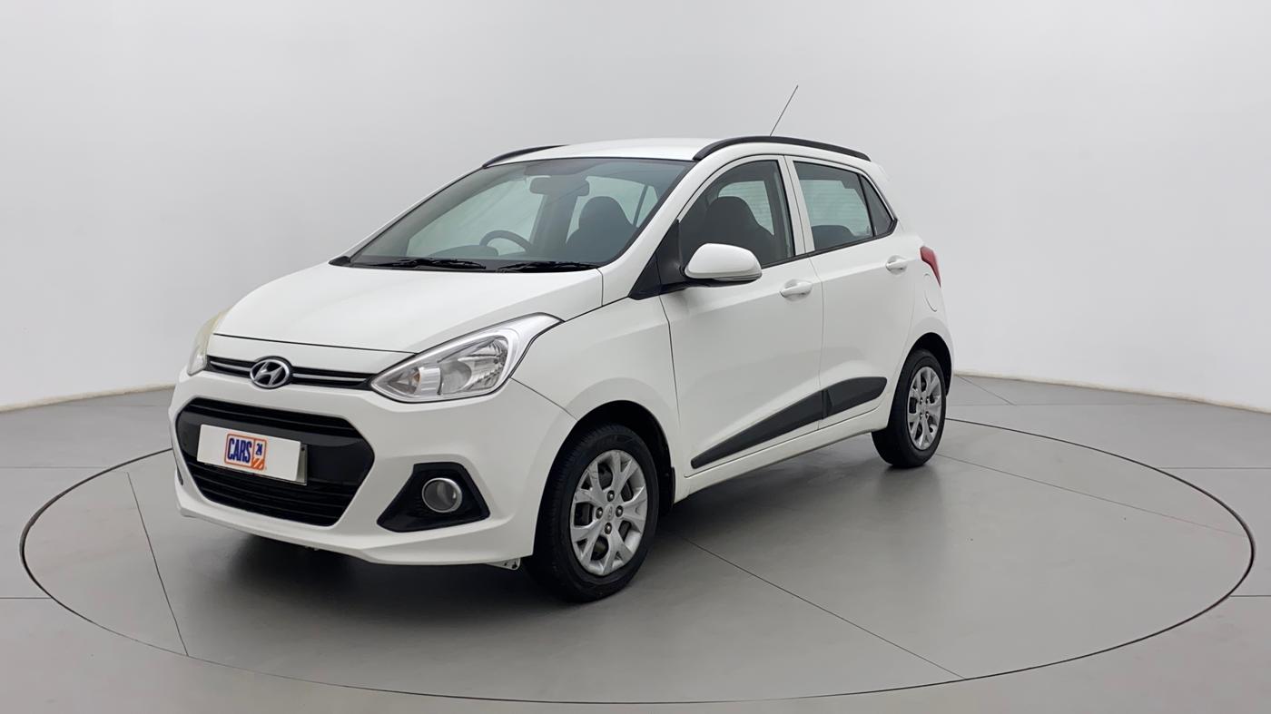 2016 Hyundai Grand i10 SPORTZ 1.2 KAPPA VTVT, Petrol, Manual, 69,802 km, Left Front Diagonal