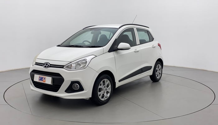2016 Hyundai Grand i10 SPORTZ 1.2 KAPPA VTVT, Petrol, Manual, 69,802 km, Left Front Diagonal
