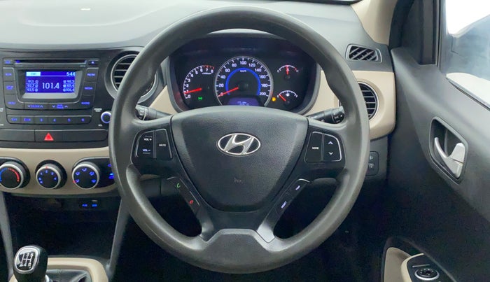 2016 Hyundai Grand i10 SPORTZ 1.2 KAPPA VTVT, Petrol, Manual, 69,802 km, Steering Wheel Close Up