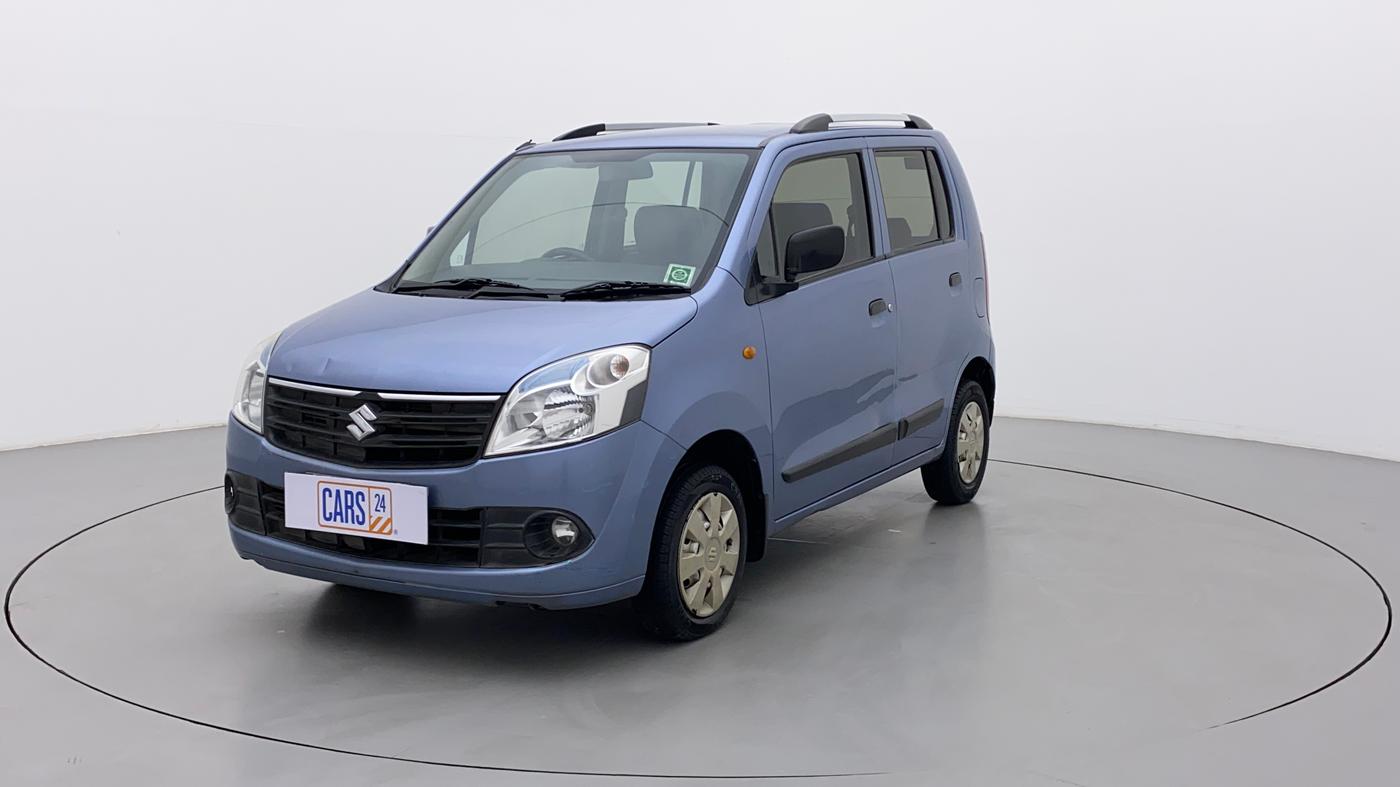 2012 Maruti Wagon R 1.0 LXI, Petrol, Manual, 71,143 km, Left Front Diagonal