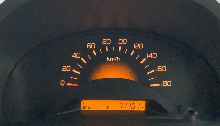 2012 Maruti Wagon R 1.0 LXI, Petrol, Manual, 71,143 km, Odometer Image
