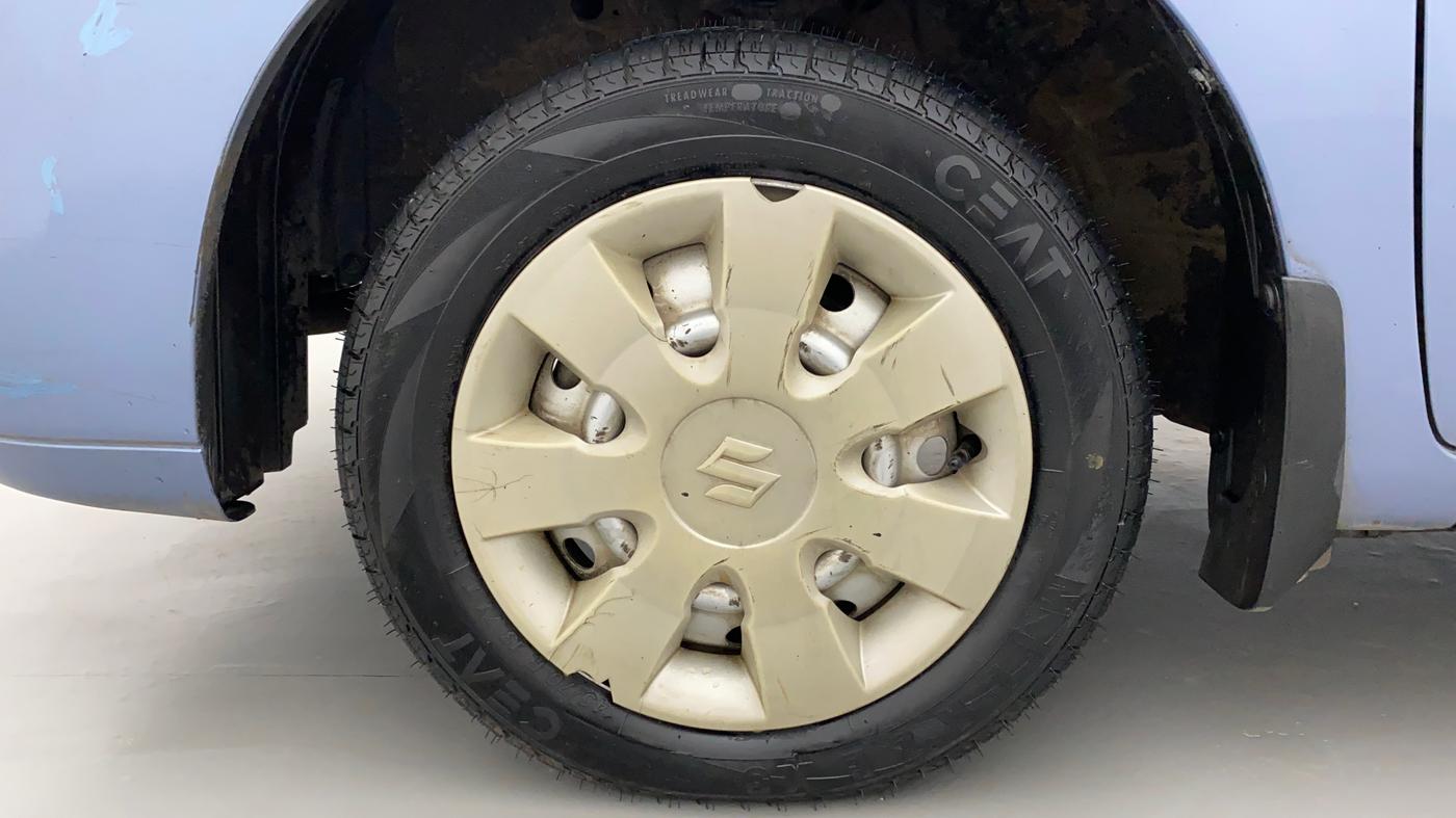 2012 Maruti Wagon R 1.0 LXI, Petrol, Manual, 71,143 km, Left Front Wheel