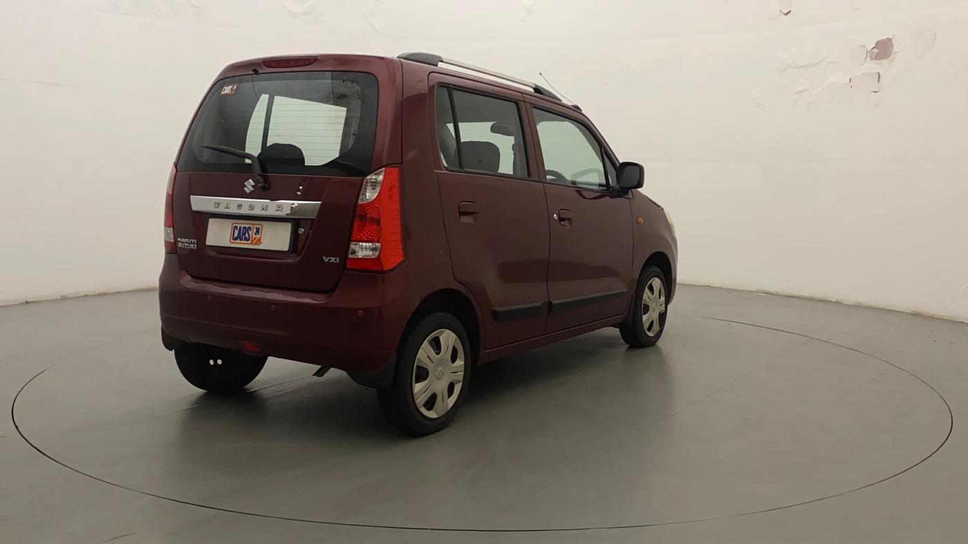 2012 Maruti Wagon R 1.0 VXI, Petrol, Manual, 44,344 km, Right Back Diagonal