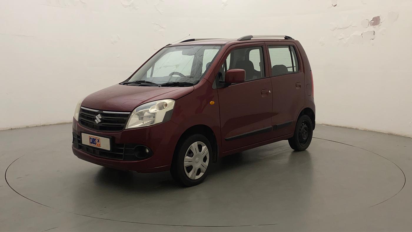 2012 Maruti Wagon R 1.0 VXI, Petrol, Manual, 44,344 km, Left Front Diagonal