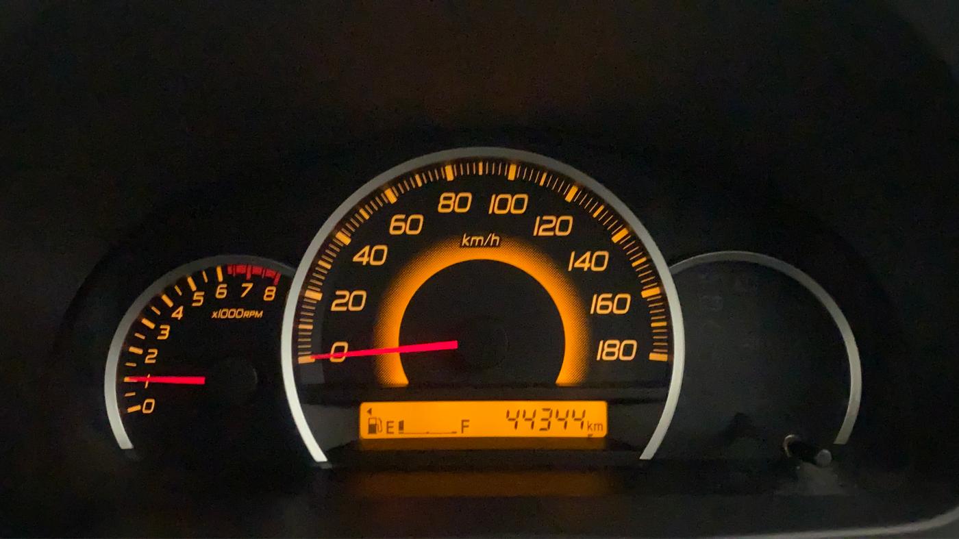 2012 Maruti Wagon R 1.0 VXI, Petrol, Manual, 44,344 km, Odometer Image