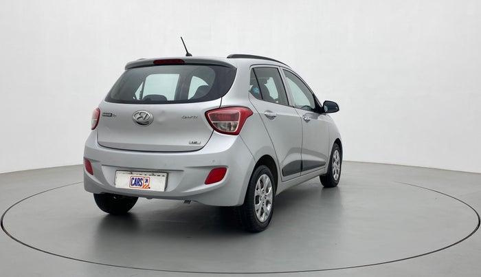 2014 Hyundai Grand i10 SPORTZ 1.2 KAPPA VTVT, Petrol, Manual, 51,663 km, Right Back Diagonal