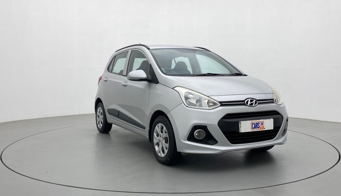 2014 Hyundai Grand i10 SPORTZ 1.2 KAPPA VTVT, Petrol, Manual, 51,663 km, Right Front Diagonal
