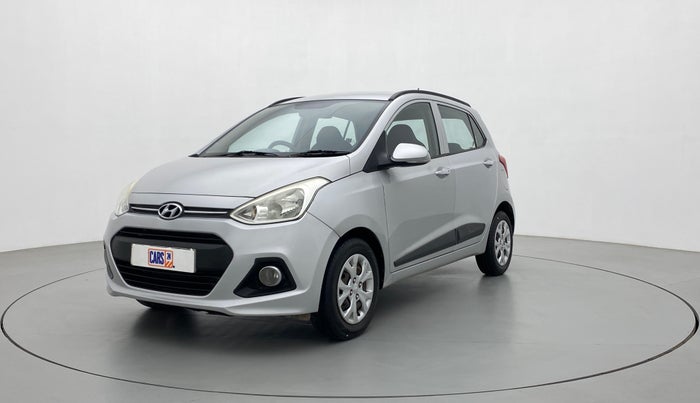2014 Hyundai Grand i10 SPORTZ 1.2 KAPPA VTVT, Petrol, Manual, 51,663 km, Left Front Diagonal