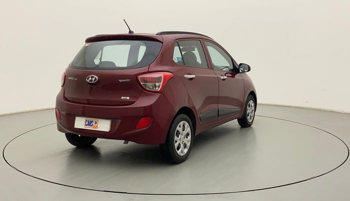 2013 Hyundai Grand i10 SPORTZ 1.2 KAPPA VTVT, Petrol, Manual, 80,540 km, Right Back Diagonal
