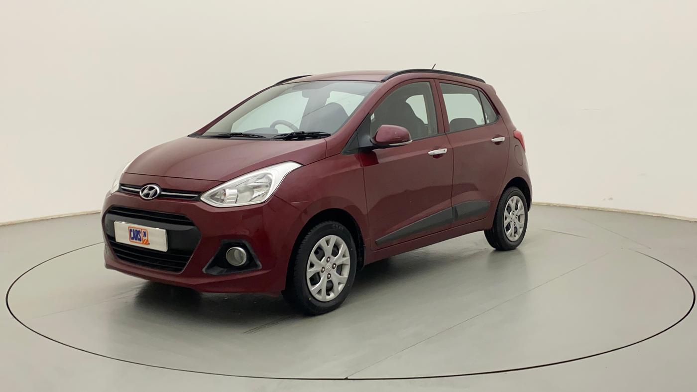 2013 Hyundai Grand i10 SPORTZ 1.2 KAPPA VTVT, CNG, Manual, 80,540 km, Left Front Diagonal