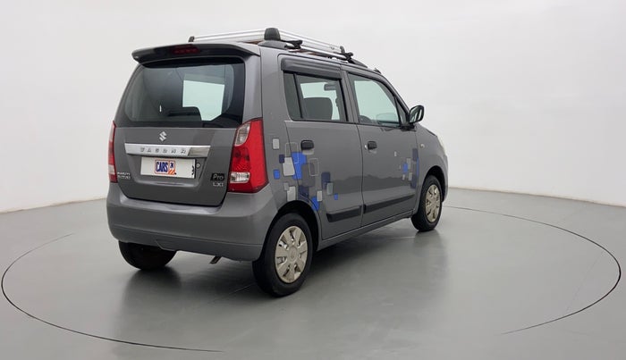 2012 Maruti Wagon R 1.0 LXI, CNG, Manual, 76,339 km, Right Back Diagonal