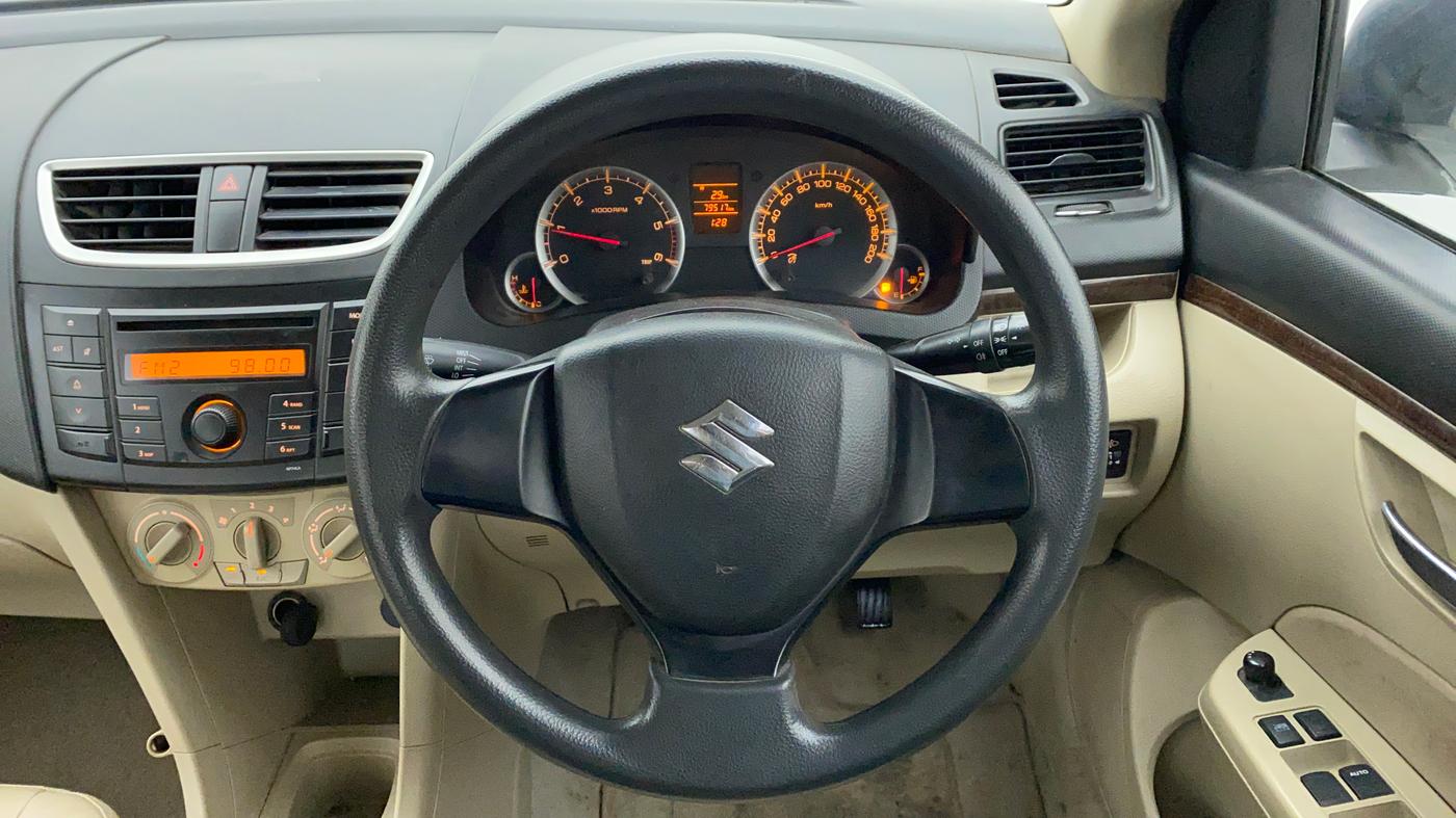 2012 Maruti Swift Dzire VDI, Diesel, Manual, 79,607 km, Steering Wheel Close Up