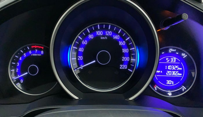 2016 Honda Jazz 1.2L I-VTEC V, Petrol, Manual, 1,10,325 km, Odometer Image