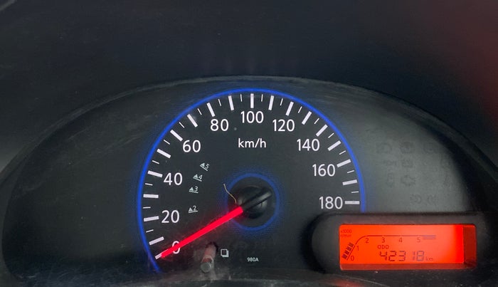 2016 Datsun Go T, Petrol, Manual, 42,318 km, Odometer Image