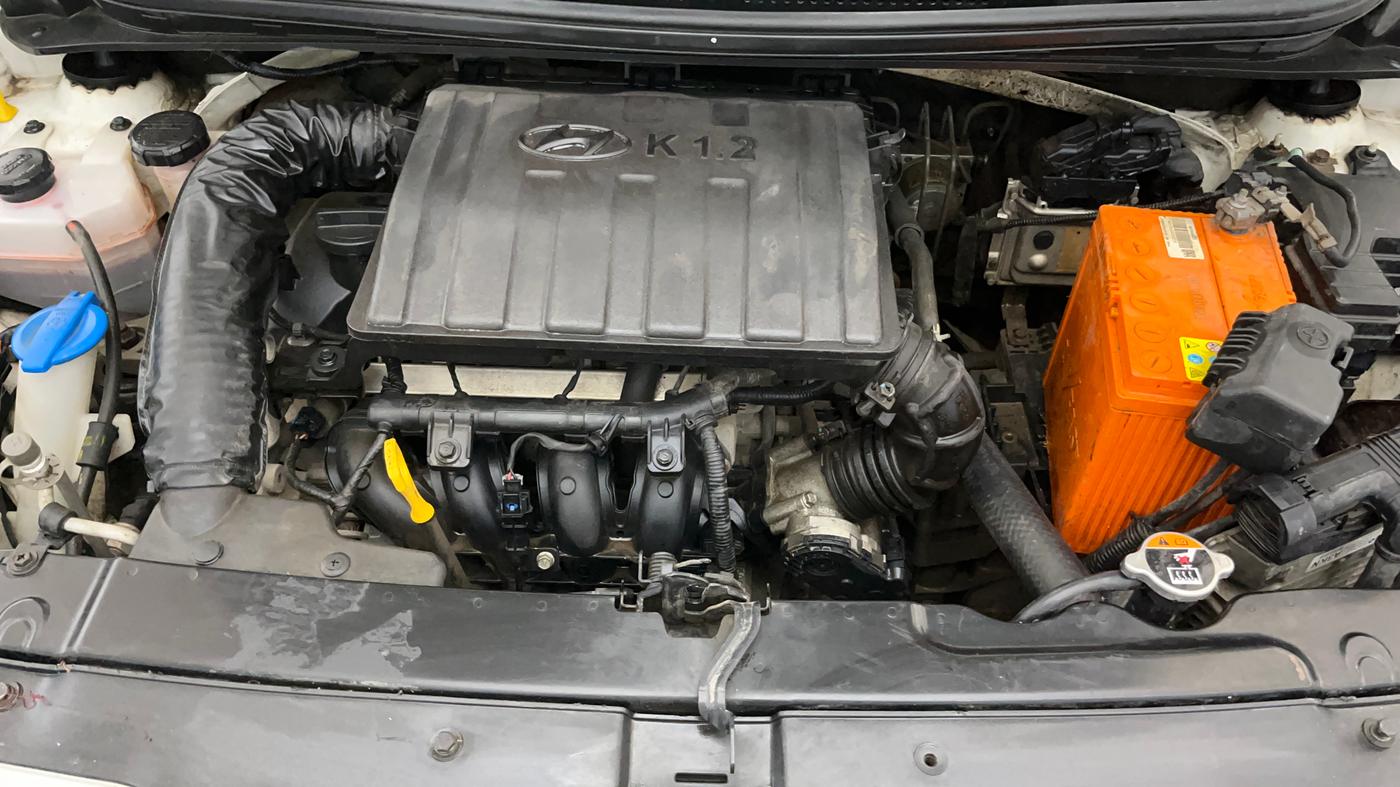 2021 Hyundai AURA SX PLUS 1.2 AMT, Petrol, Automatic, 20,528 km, Engine View