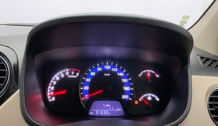 2014 Hyundai Xcent S 1.2, Petrol, Manual, 81,610 km, Odometer Image