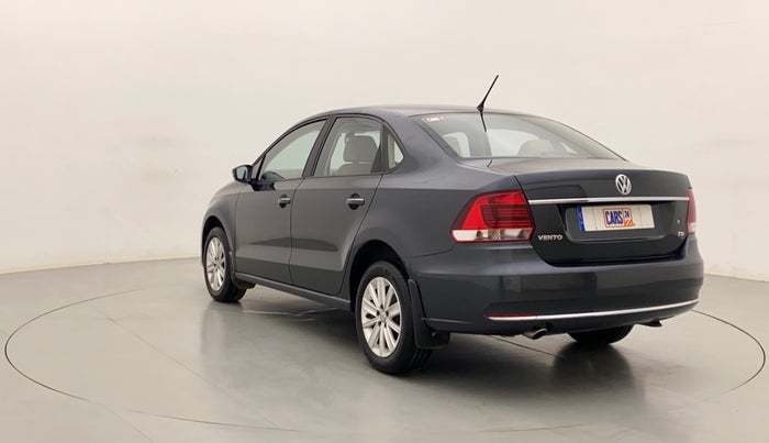 2016 Volkswagen Vento HIGHLINE PETROL AT, Petrol, Automatic, 54,777 km, Left Back Diagonal