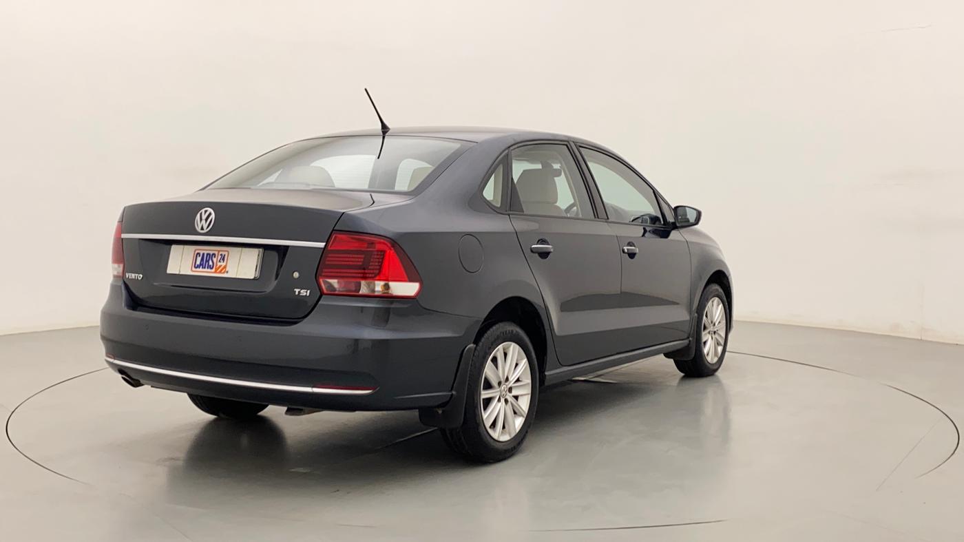 2016 Volkswagen Vento HIGHLINE PETROL AT, Petrol, Automatic, 54,777 km, Right Back Diagonal