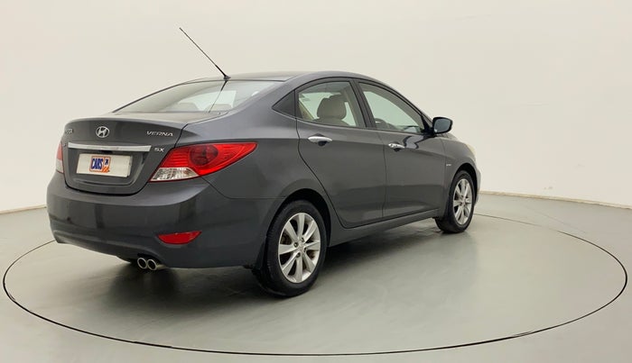 2013 Hyundai Verna FLUIDIC 1.6 VTVT SX OPT, Petrol, Manual, 27,360 km, Right Back Diagonal