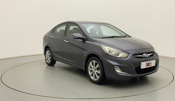 2013 Hyundai Verna FLUIDIC 1.6 VTVT SX OPT, Petrol, Manual, 27,360 km, Right Front Diagonal