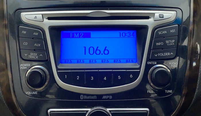 2013 Hyundai Verna FLUIDIC 1.6 VTVT SX OPT, Petrol, Manual, 27,360 km, Infotainment System
